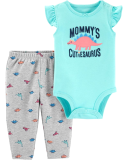 Set 2 món bodysuit kèm quần