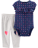 Set 2 món bodysuit kèm quần