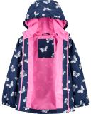 Áo khoác gió xanh navy phối hồng - Hình ảnh 2